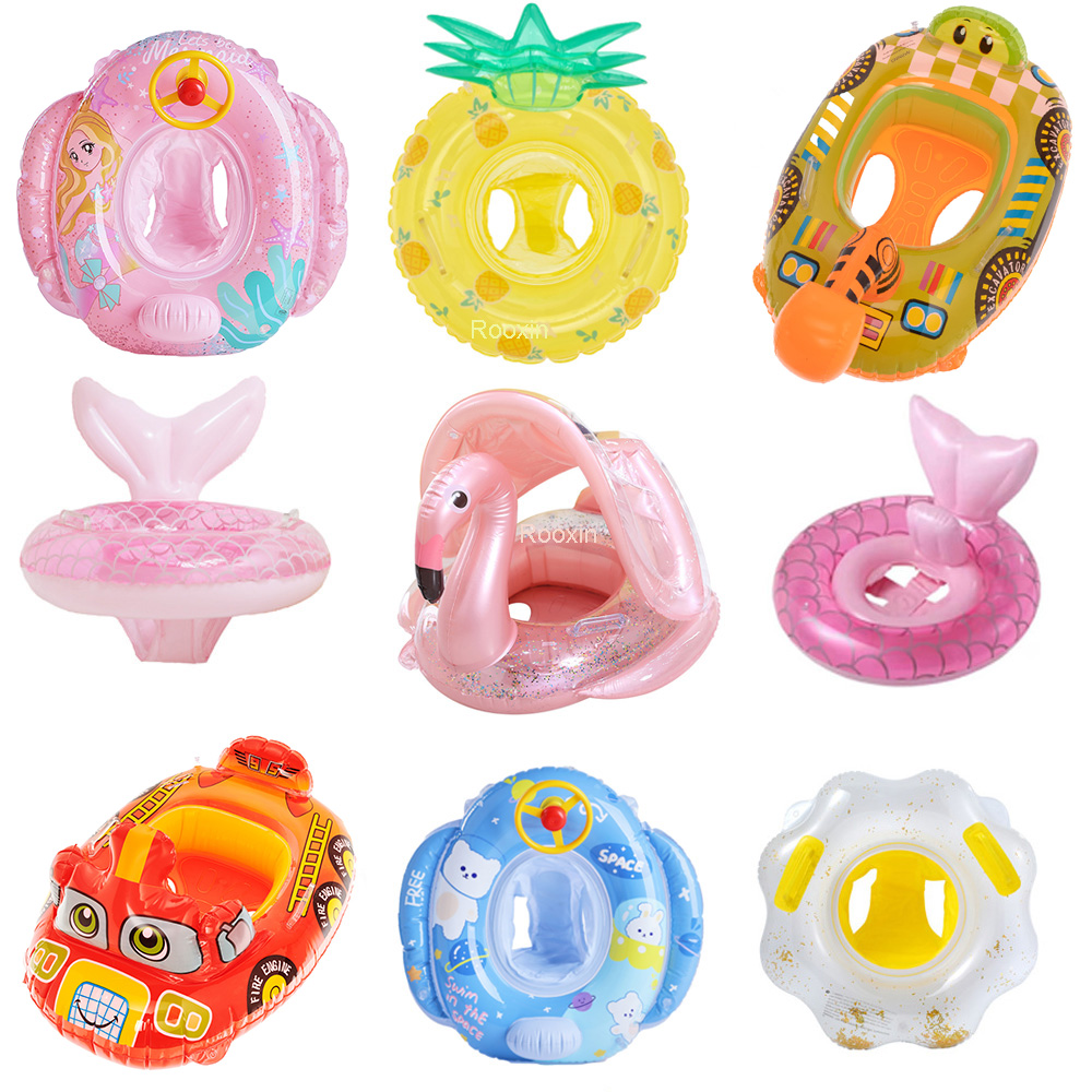 Pull Buoy Swimming - Rooxin Flamingo Swimming Circle Baby Infant