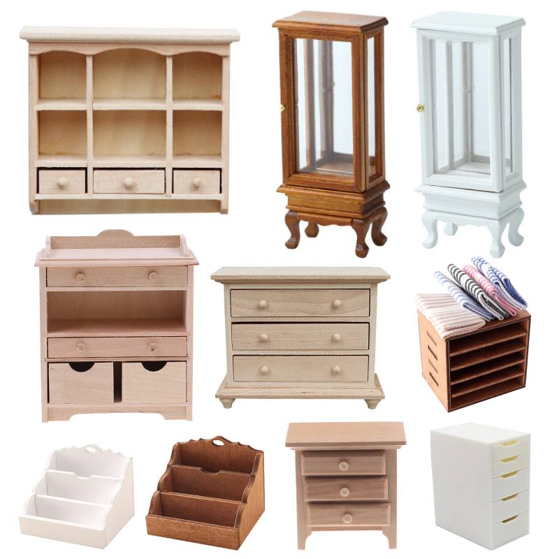 1:12 Dollhouse Miniature White - Sports Equipment Locker 评论和价格