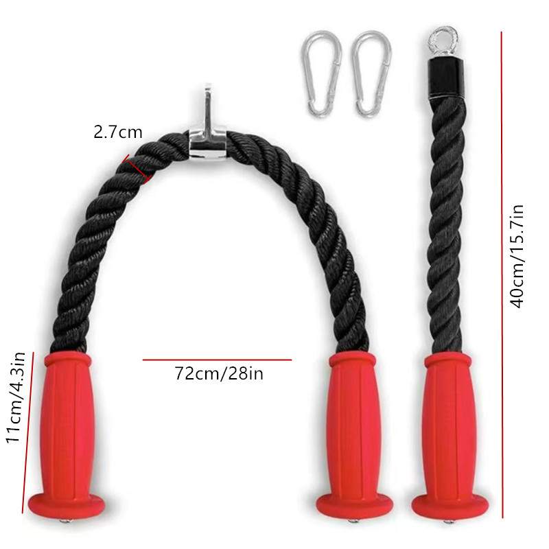 Ergonomic Tricep Ropes Non-Sli - Sports Equipment Website 评论和价格